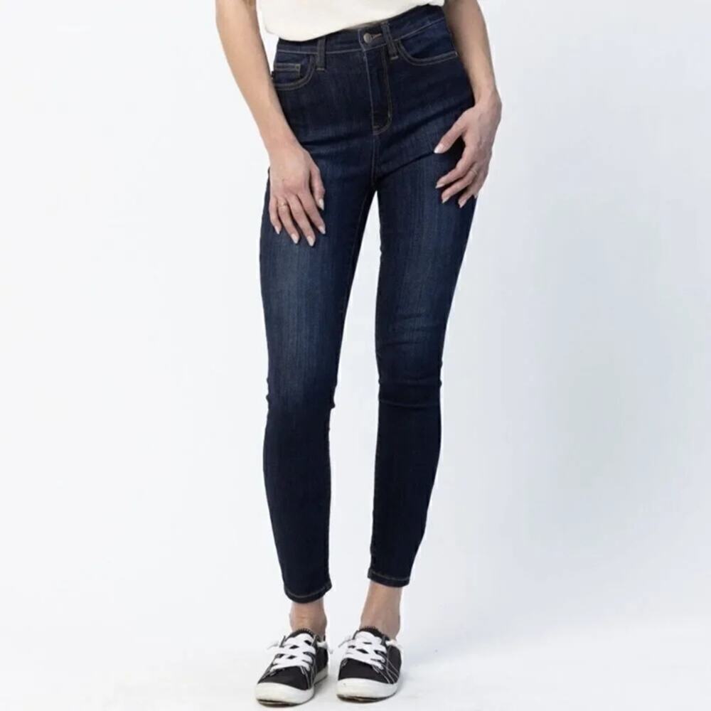 Judy Blue High Waisted Skinny Jeans Dark Wash Size 1XL